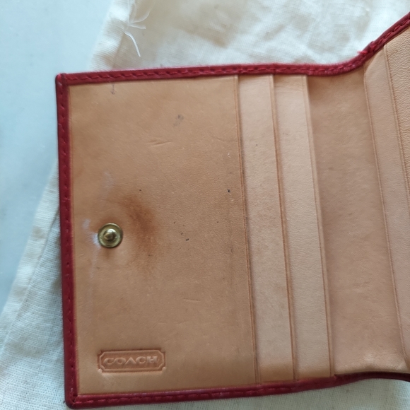 Coach Embossed Leather Wallet - Picture 4 of 10